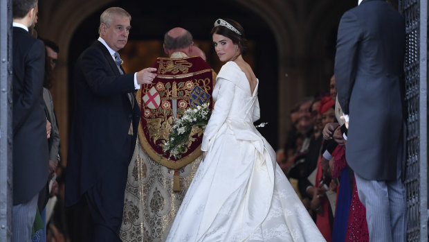 Princess Eugenie's father may have walked her down the aisle - and reportedly hustled for her wedding to be televised - but this tradition is on the out.