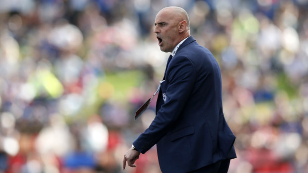 Final word: Victory coach Kevin Muscat will decide whether to humbly form a guard of honour for fierce rivals, Sydney FC.