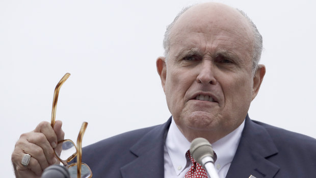 Rudy Giuliani insisted the payments were all "going to turn out to be perfectly legal". 