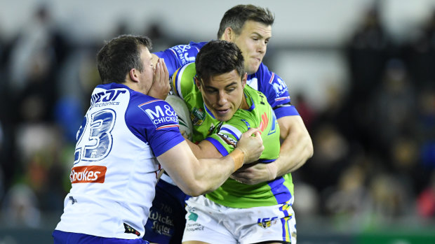 Raiders second-rower Joe Tapine will miss the next two games.