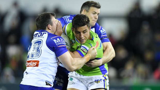 Raiders second-rower Joe Tapine is out for the rest of the NRL season.