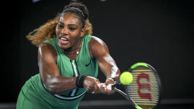Serena Williams cruised through her second round match.