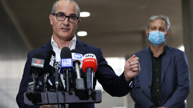 Acting Victorian Premier James Merlino announced a new lockdown on Thursday. 