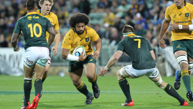 Back for more: Polota-Nau answered the call from Wallabies coach Michael Cheika and will press his claim for a third World Cup.