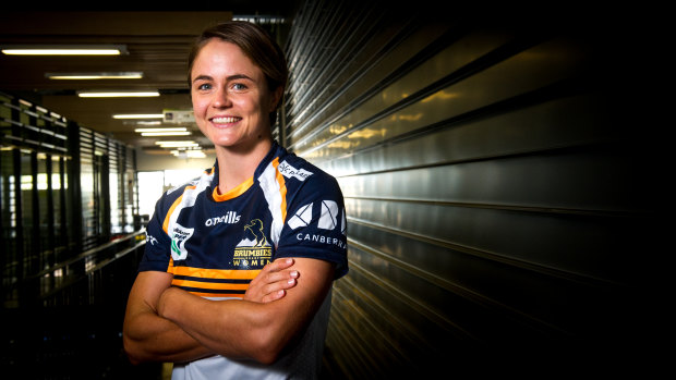 Brumbies fullback Rachel Crothers wants to go to the Olympics next year. 