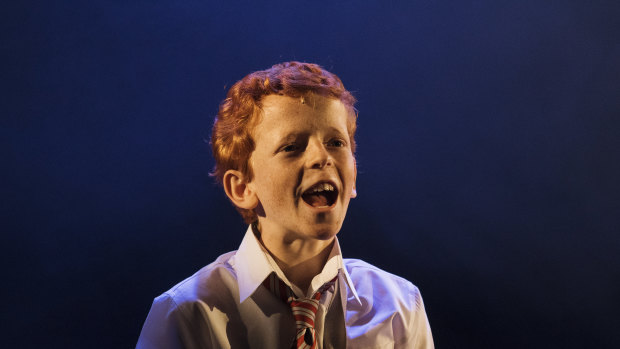 Jamie Rogers at the Billy Elliot cast announcement on Friday.