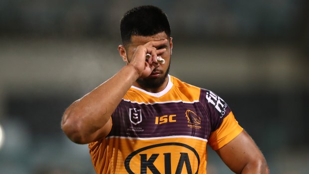 Payne Haas was fined $50,000 by the NRL this week.