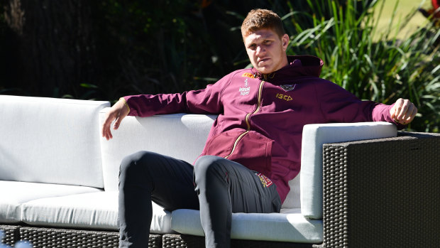 Recovery: Dylan Napa is taking it easy in an attempt to recover from an ankle injury.