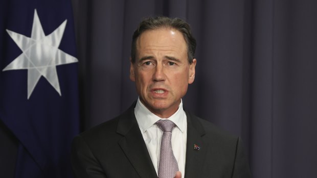 Health Minister Greg Hunt imposed new travel restrictions on April 30.