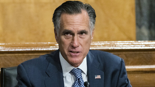Senator Mitt Romney is one of few Republicans in Congress willing to criticise Donald Trump.