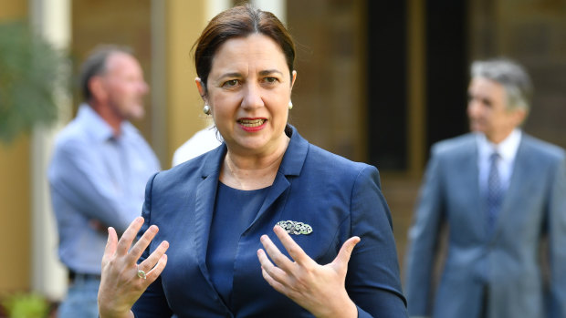 Queensland Premier Annastacia Palaszczuk says health advice, not lobbying, will decide when the state's borders reopen.