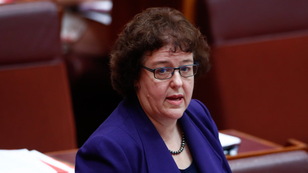 Outgoing Labor senator Jacinta Collins. 