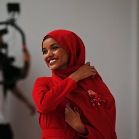 Halima Aden is the first hijab-wearing model to feature on a British Vogue cover.