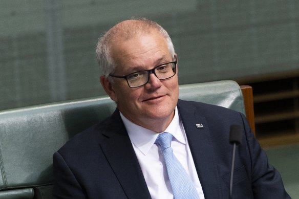 Former prime minister Scott Morrison.