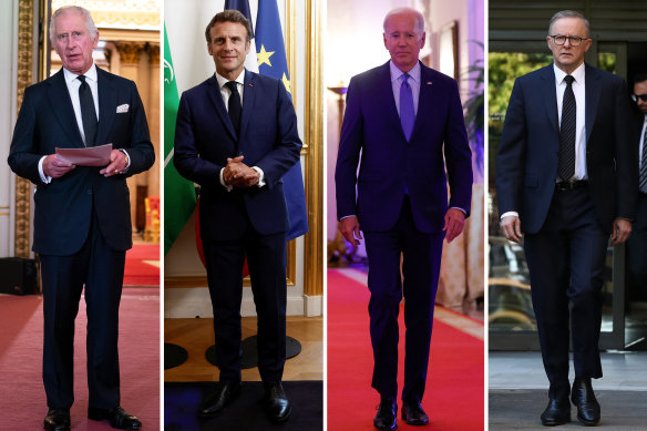 King Charles will host world leaders at Buckingham Palace including Emmanuel Macron, Joe Biden and Anthony Albanese.