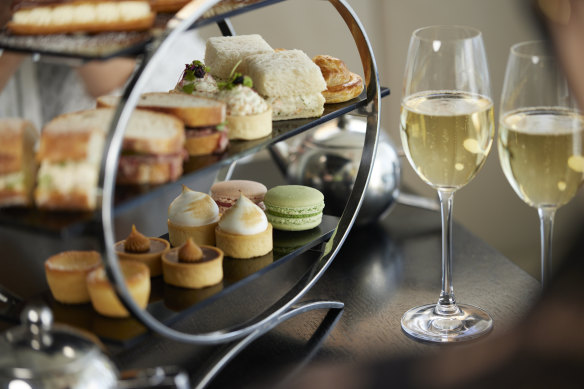Afternoon tea, like this one at Bistro Guillaume, is an event.