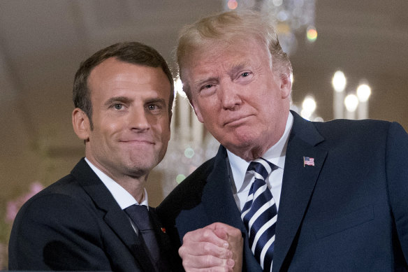 The once cosy relationship between US President Donald Trump and French President Emmanuel Macron has soured. 