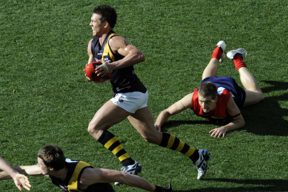 Richmond’s Ben Cousins in action.