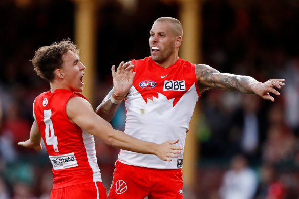 Lance Franklin has a chance to deliver his first flag as a Swan on Satuday