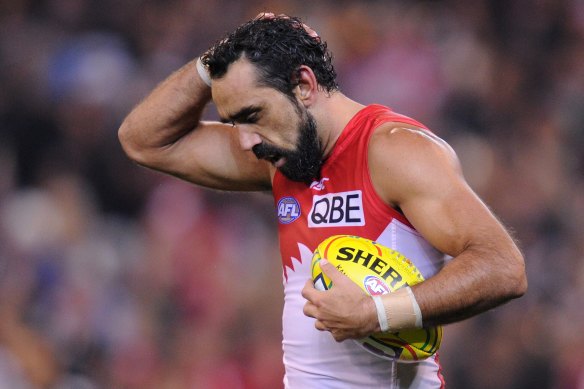 Adam Goodes stepped away from football due to the treatment he received.