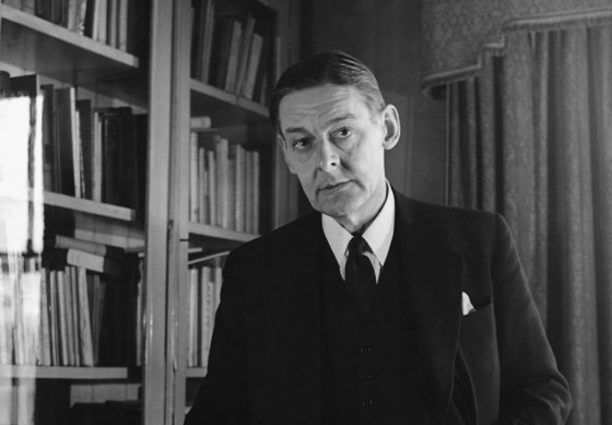 T. S. Eliot, a poetry god in the 1940s.