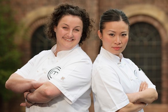 Julie Goodwin and Poh Ling Yeow: the winner and runner-up of MasterChef Australia’s first season. 