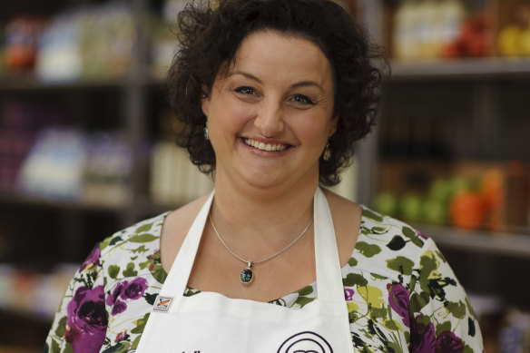 Julie Goodwin at the time of winning the first ever season of Masterchef Australia.