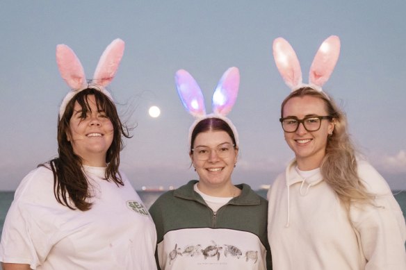 L-R: Bridey Eggleton, Tara Jeisman and Zoe Fackerell.