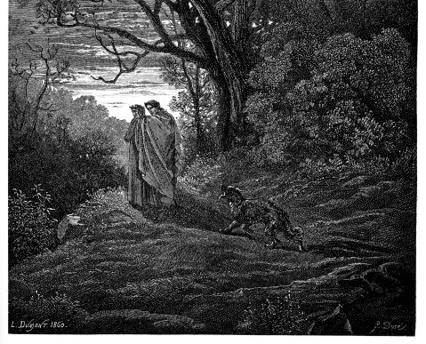 Gustave Dore’s illustration of Dante and Virgil.