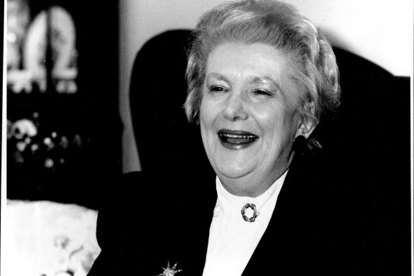 Baroness Gardner of Parkes, the only Australian in the House of Lords, spoke in Canberra to women parliamentarians from around the globe in 1993.