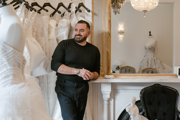 Steven Khalil was first inspired to sew by his aunt, Amal.