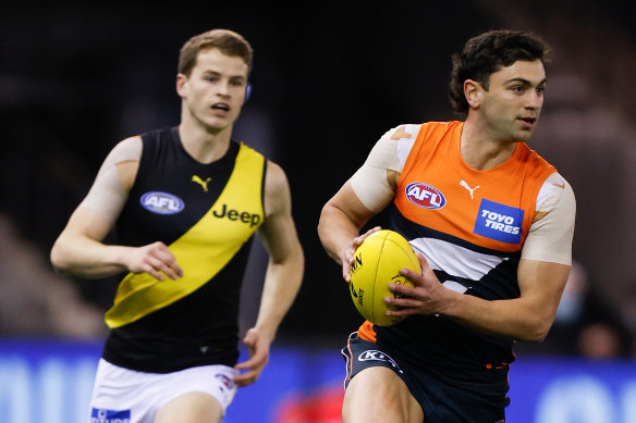 Giants midfield star Tim Taranto is being pursued by Richmond.