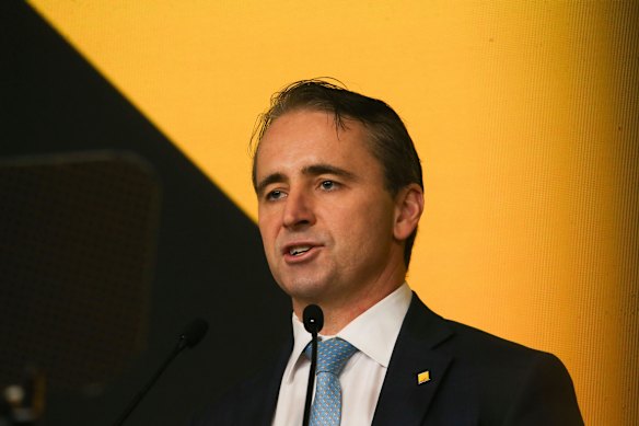 Commonwealth Bank chief executive Matt Comyn said households and businesses had felt some relief from the decline in interest rates this year.
