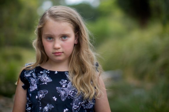 Poppy Carson was bitten by a tiger snake.