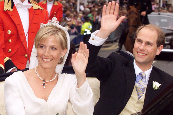 Prince Edward and Sophie Rhys-Jones were also married in St George's Chapel at Windsor Castle.