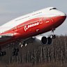The 747-8, the last version of the jumbo jet, which went out of production in 2022.