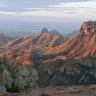 Texas’ Big Bend National Park sits along the border of Mexico.