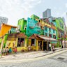 Singapore’s Muscat Street, with street art and architecture based on Omani culture.