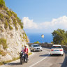 Italy’s winding country and mountain roads are more likely to have you in a flap than its drivers.