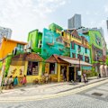 Singapore’s Muscat Street, with street art and architecture based on Omani culture.