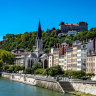 Church of Eglise St Georges on the banks of the Saone in Lyon.