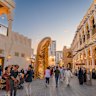 The three-hour city tour ended at Souk Waqif, a vibrant marketplace in the old part of Doha, Qatar.
