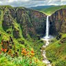 Can you name the country that completely surrounds Lesotho?