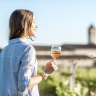 Half the fun here is drinking in your surroundings; marvelling at the rolling vine-covered hills and unique architecture.