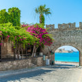 The medieval city of Rhodes.
