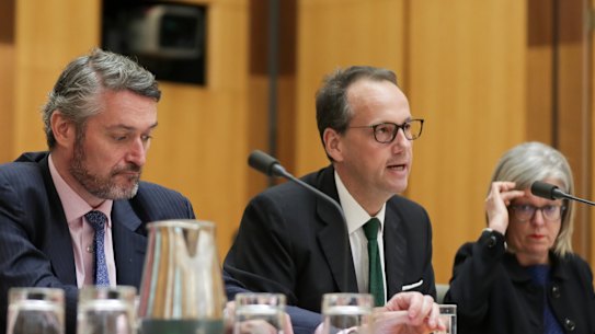 Daniel Crennan and James Shipton from the Australian Securities and Investments Commission.