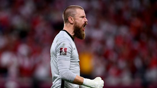 Andrew Redmayne threw away Pedro Gallese’s water bottle which had notes on Australia penalty takers stuck on it. 