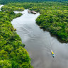 The 6400km Amazon River is too jungly to have a single bridge across it.