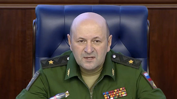 Major General Igor Kirillov, the head of the Russian military’s radiation, biological and chemical protection troops.