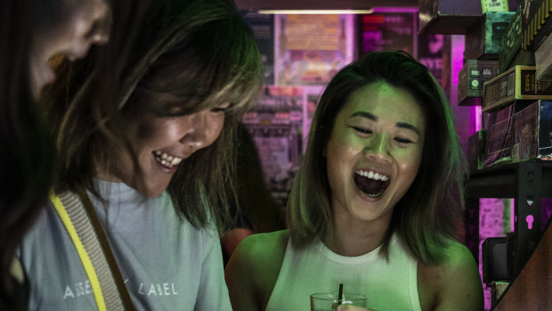 Patrons at 1989 Bar in Newtown
